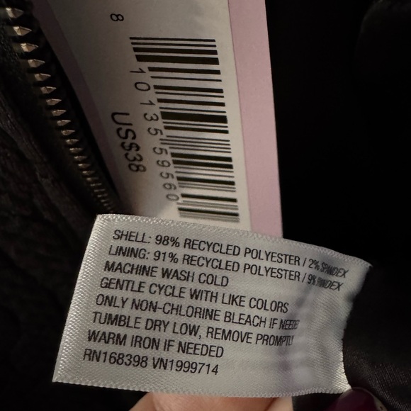 Rose Patterned Jacquard-Knit Bomber Jacket - Wild Fable - Picture 7 of 7